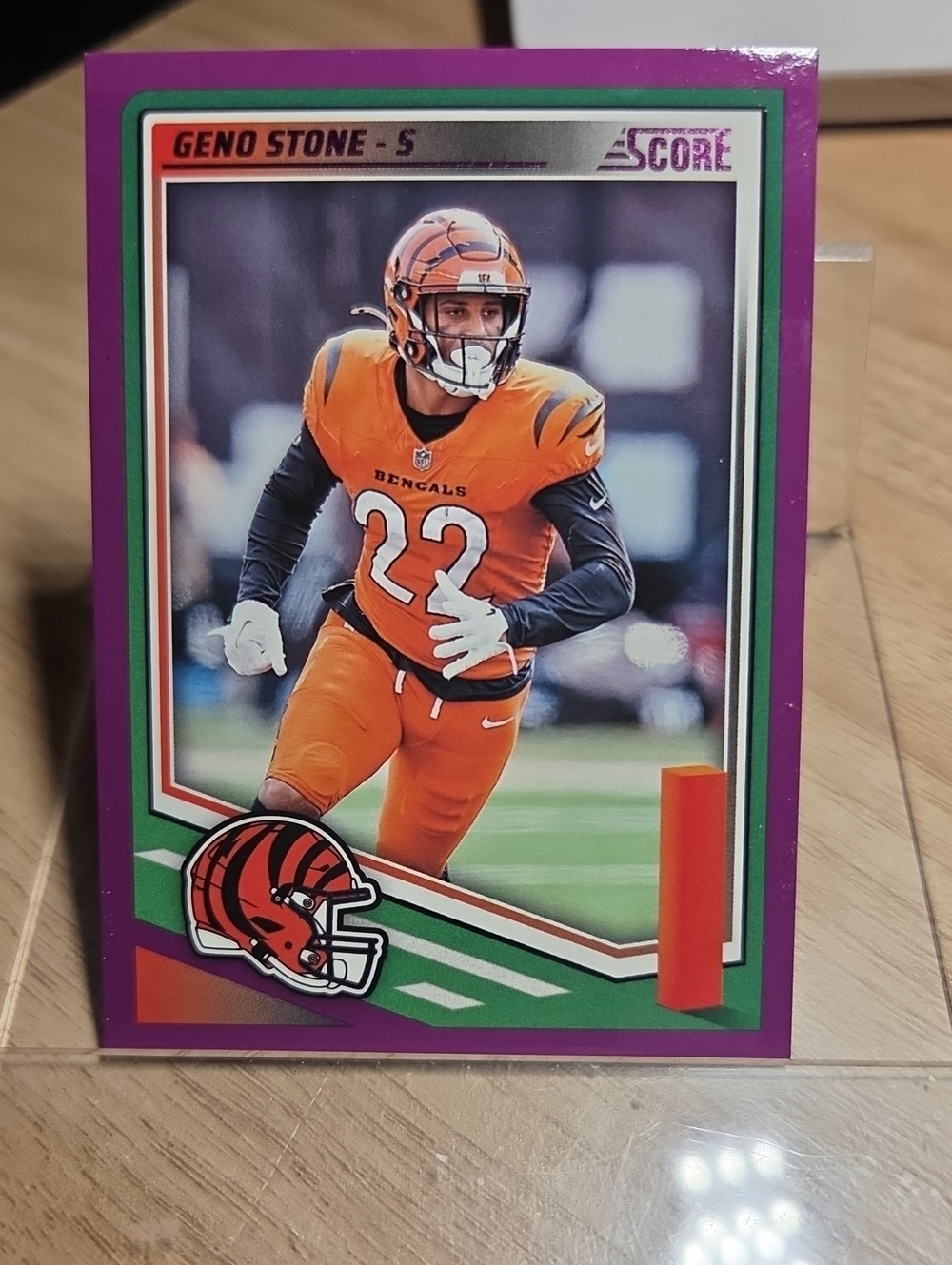 2025 Panini Score Purple Geno Stone
